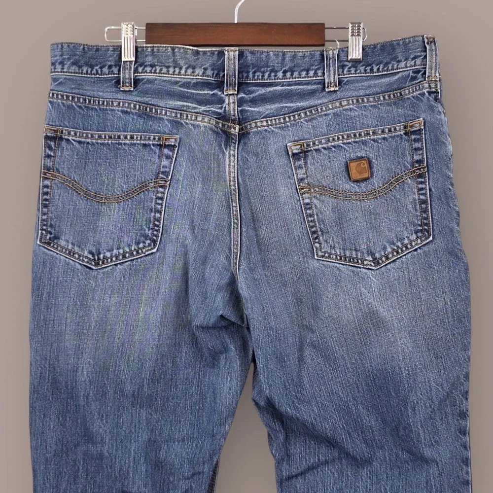 Carhartt Jeans Size 38 Series 1889 Relaxed Fit Straight Leg Blue Denim‎ 100613